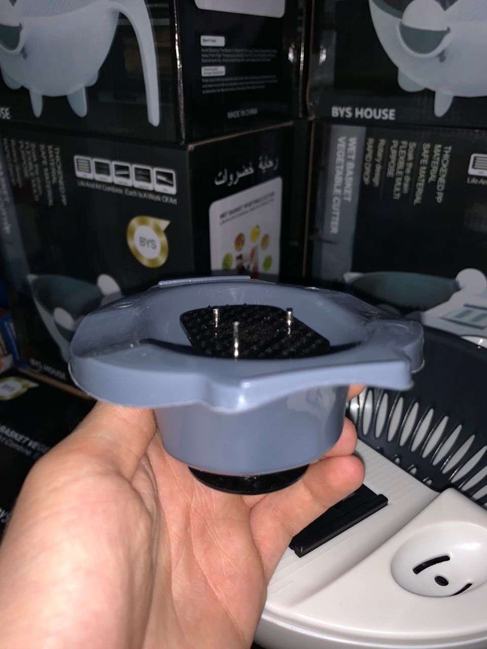 Pot Coupe-Légumes 9in1 Multifonction Avec Panier De Vidange + Éplucheur V2 تنزوت