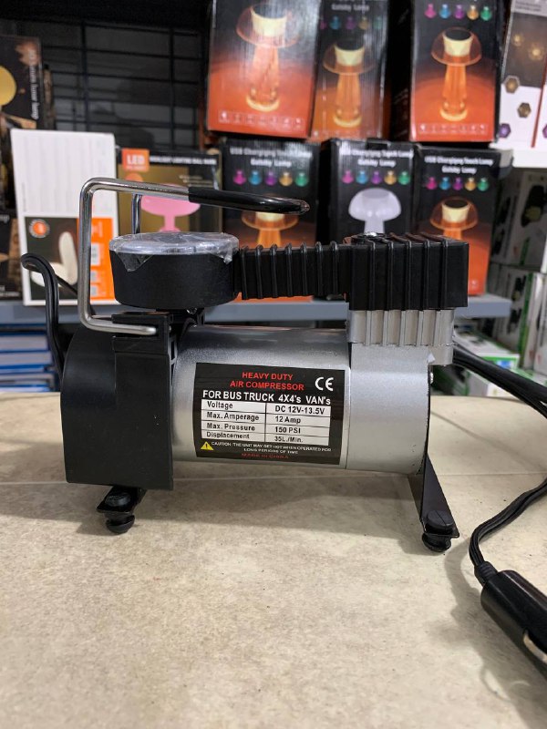 Air Compresseur et Gonfleur de pneu DC 12V prise allume ci-gare - تنزوت