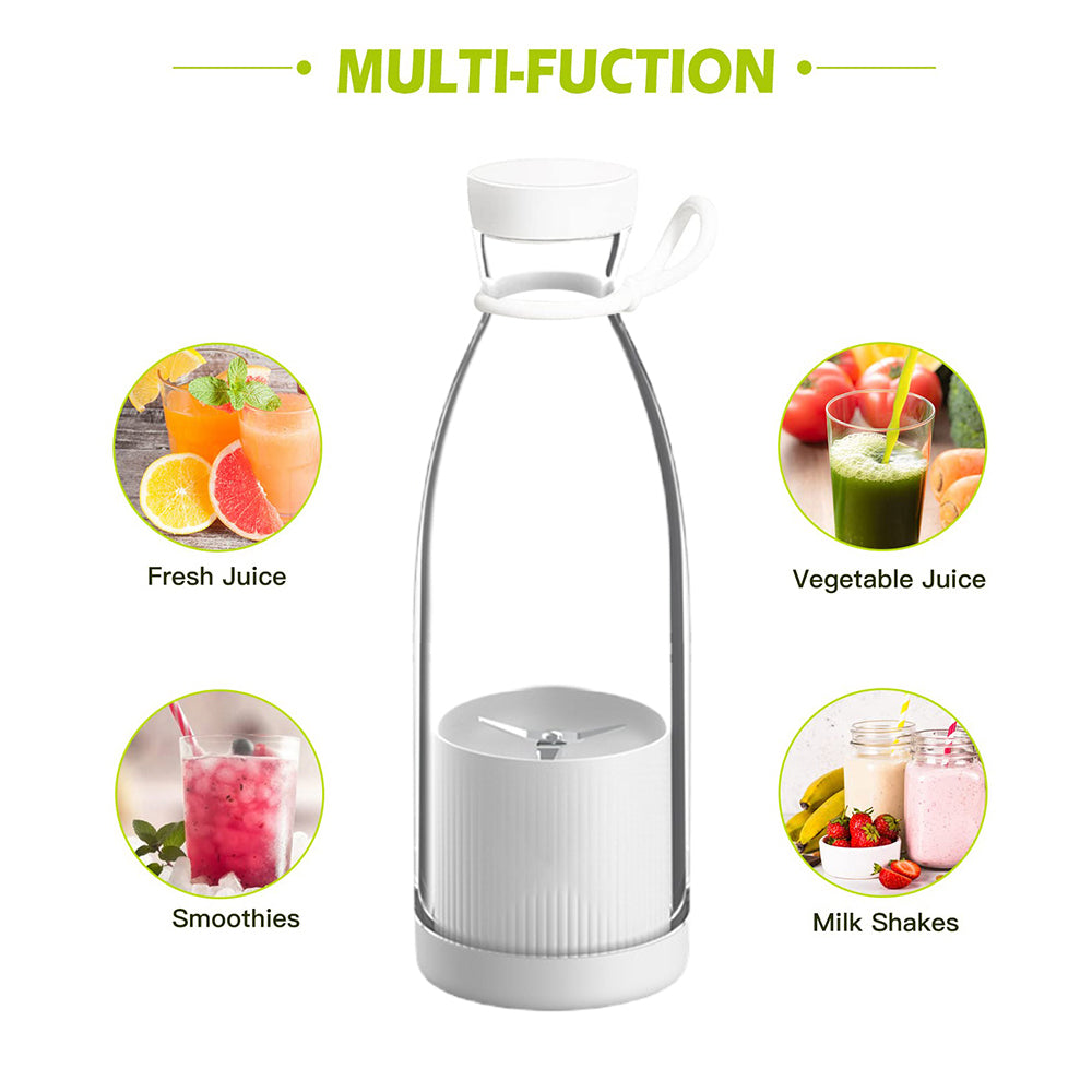 Bouteille Blender électrique portable rechargeable 350 ml - تنزوت