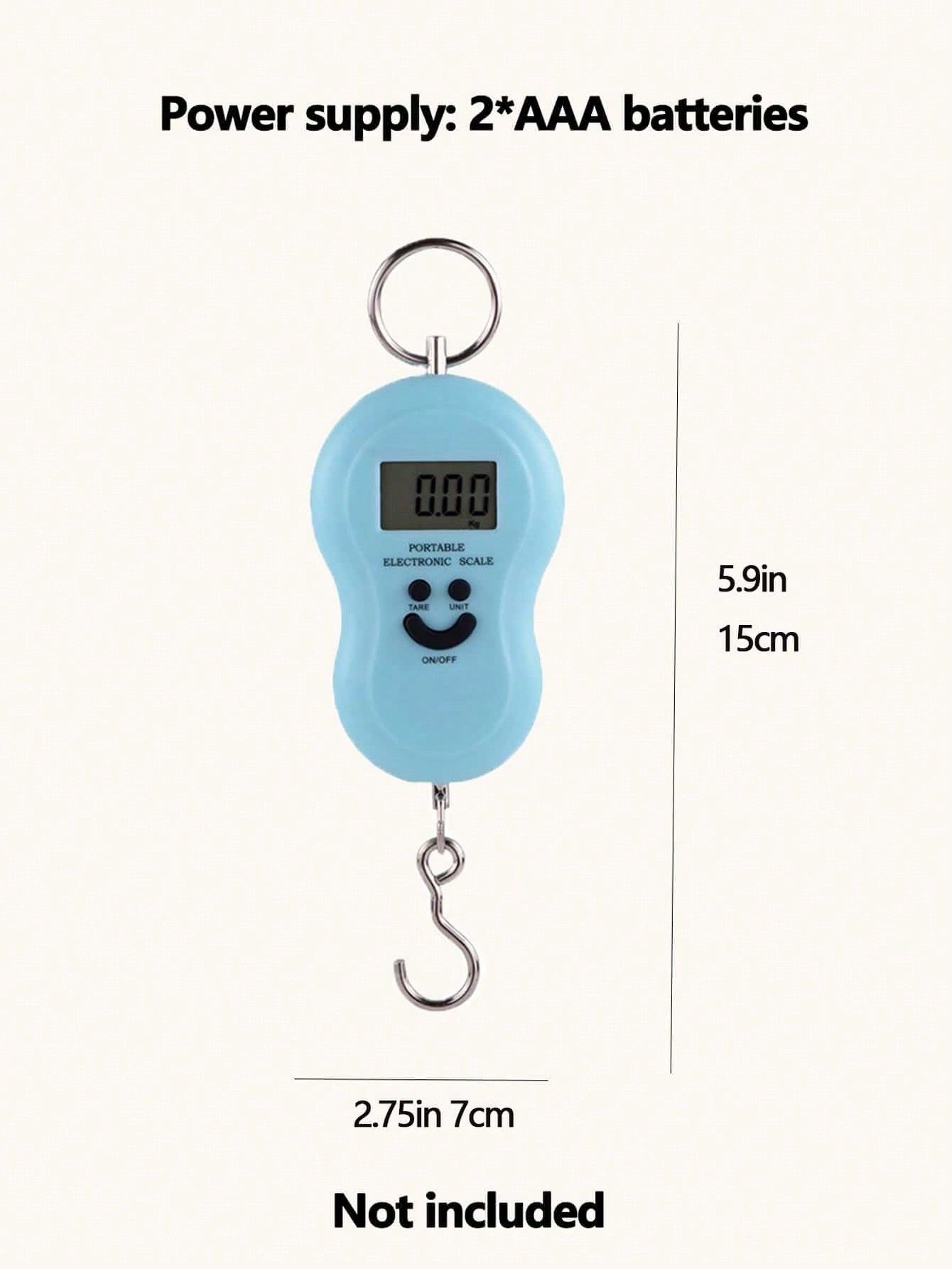 Balance a Crochet Pour Baguages et pèche 50Kg Ecran Numérique - تنزوت