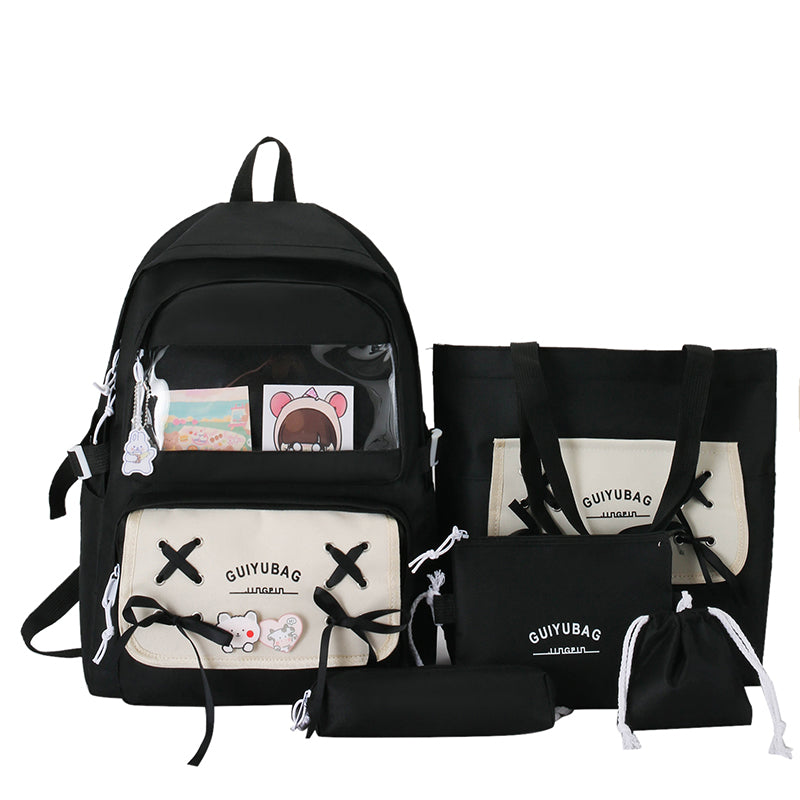 Sac-Dos-Multifonctionnel-Kawaii-Grand-Volume-Imperm-able-et-R-sistant-5Pcs-Noir-SACKDS11N-حقيبة-ظهر-بعدة-قطع-بتصميم-كاوايي.png