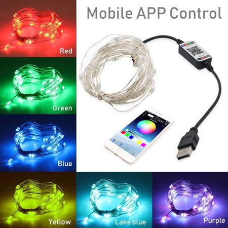 Led Strip lumineuse intelligente 5M USB Bluetooth pour décoration - تنزوت
