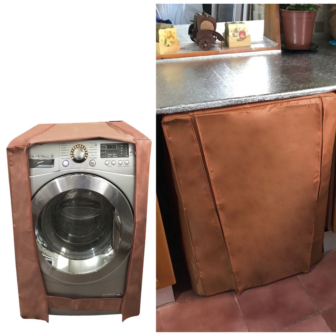 Housse Machine à Laver avec Fermeture Eclair 84×60×60cm تنزوت