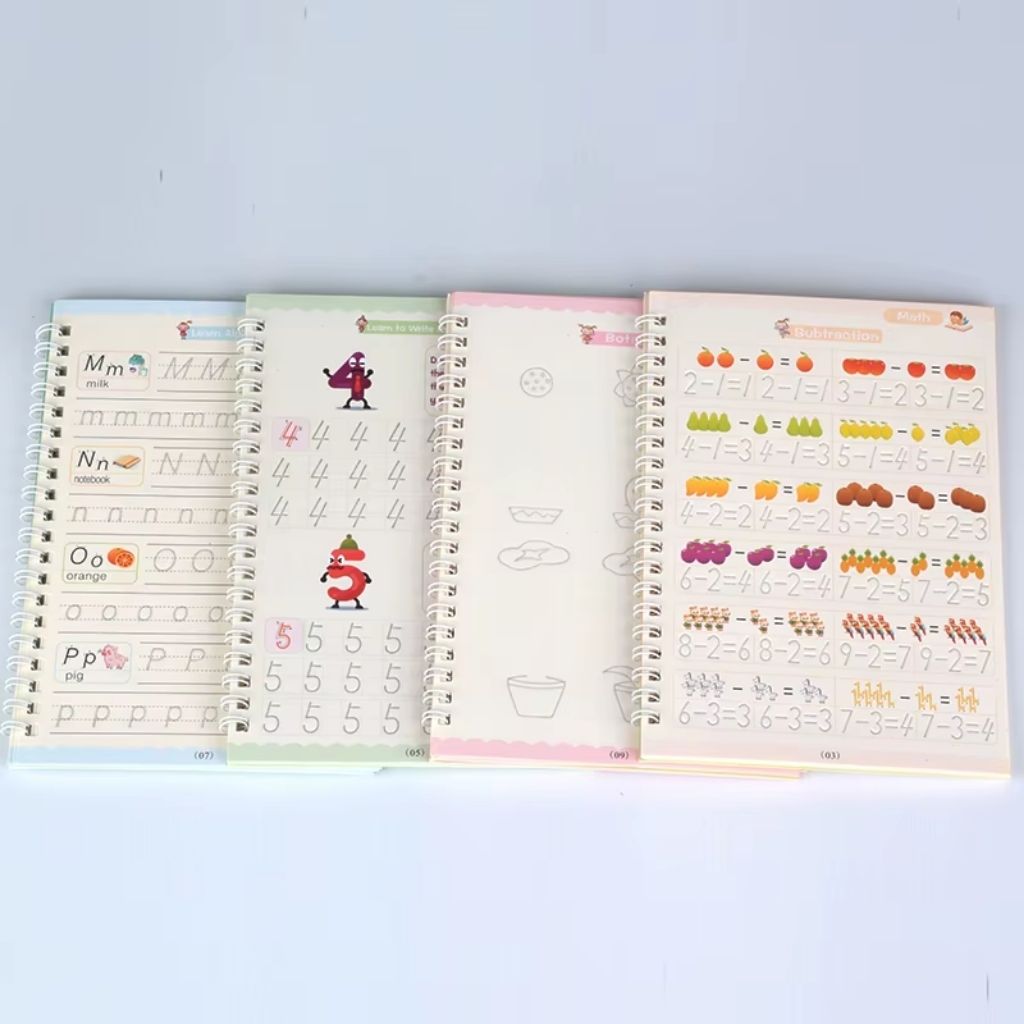 Cahier-de-Pratique-Ensemble-de-4-Livres-10-Recharges-كراس-التدريب-مجموعة-من-4-كتب-10-عبوات-حبر-ANGLAIS.png