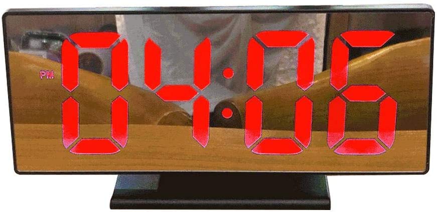 Horloge et réveil thermomètre de table electronique lumineux DS-3618L - تنزوت