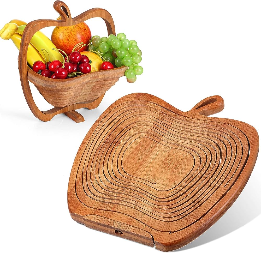 Panie Fruits magique pliable en bambou تنزوت