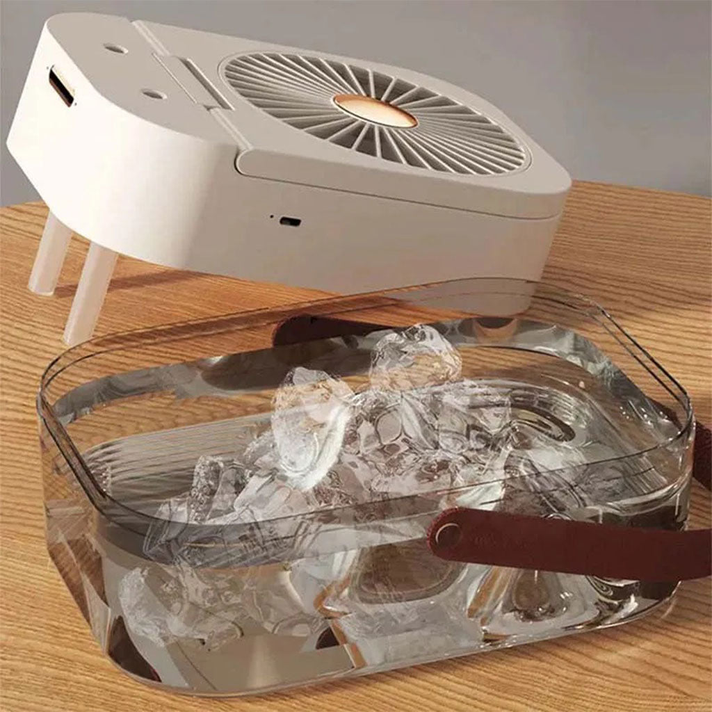 Ventilateur 3 Vitesses et Brumisateur avec Grand Réservoir – مروحة ومعطر جو 2في1 تنزوت