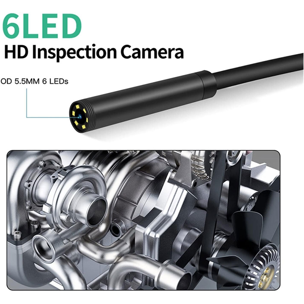 Caméra d’inspection endoscope industrielle avec écran LCD – كاميرة للأمكان الضيقة مع شاشة تنزوت