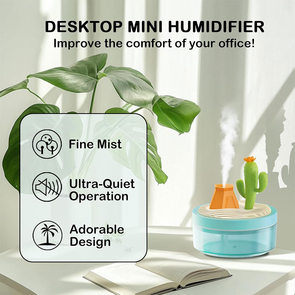 Humidificateur Portable avec Décoration de Paysage et Grand Réservoir de 320 ml – معطر جو محمول تنزوت