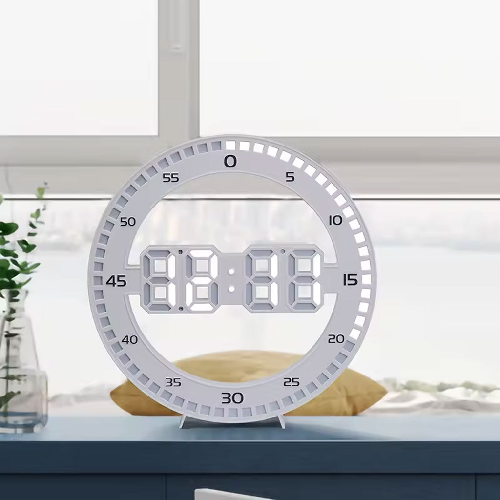 Horloge Murale et Réveil Affichage des Chiffres LED تنزوت
