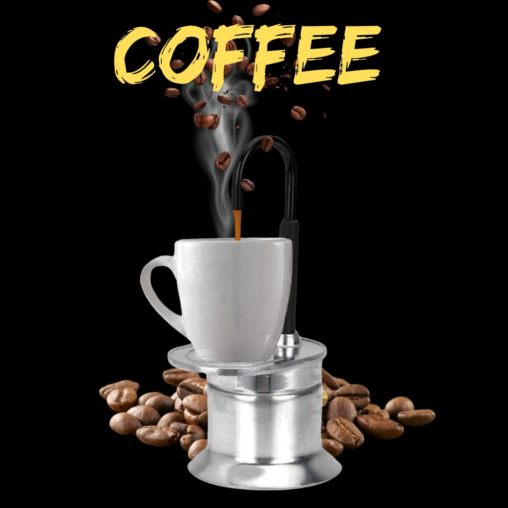 Cafetière Italienne Moka à Tube en Alliage d'Aluminium 50ml - ماكينة صنع قهوة الموكا الإيطالية بأنبوب من سبائك الألومنيوم تنزوت