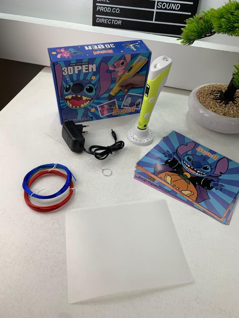Stylo 3D Graffiti pour Enfants avec Recharges de Filament – قلم رسم ثلاثي الأبعاد للأطفال تنزوت