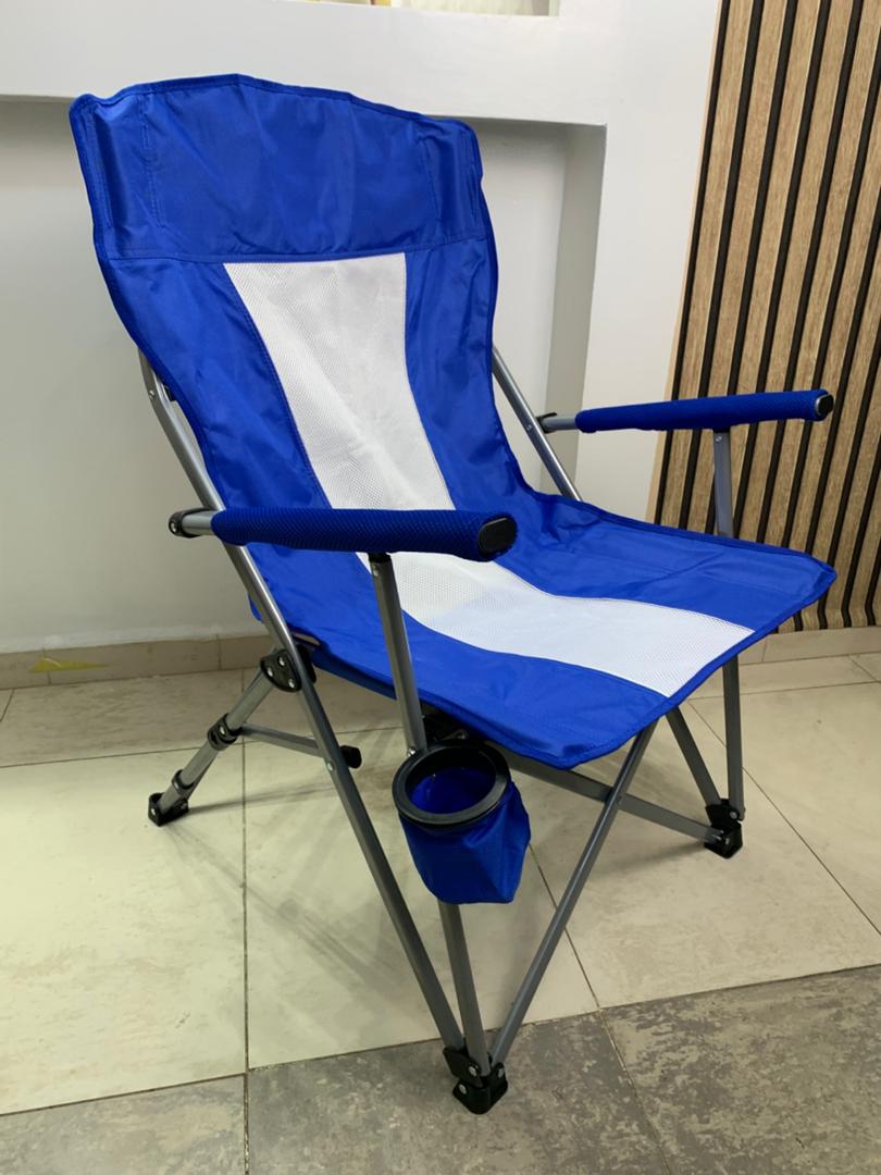 Chaise de camping pliable légère et durable de qualité supérieure avec porte-gobelet – كرسي تخييم جودة عالية - تنزوت