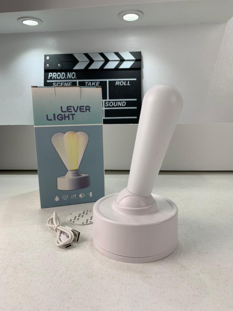 Veilleuse LED à Levier avec Interrupteur à bascule Rechargeable – مصباح غرف نوم قابل للشحن تنزوت