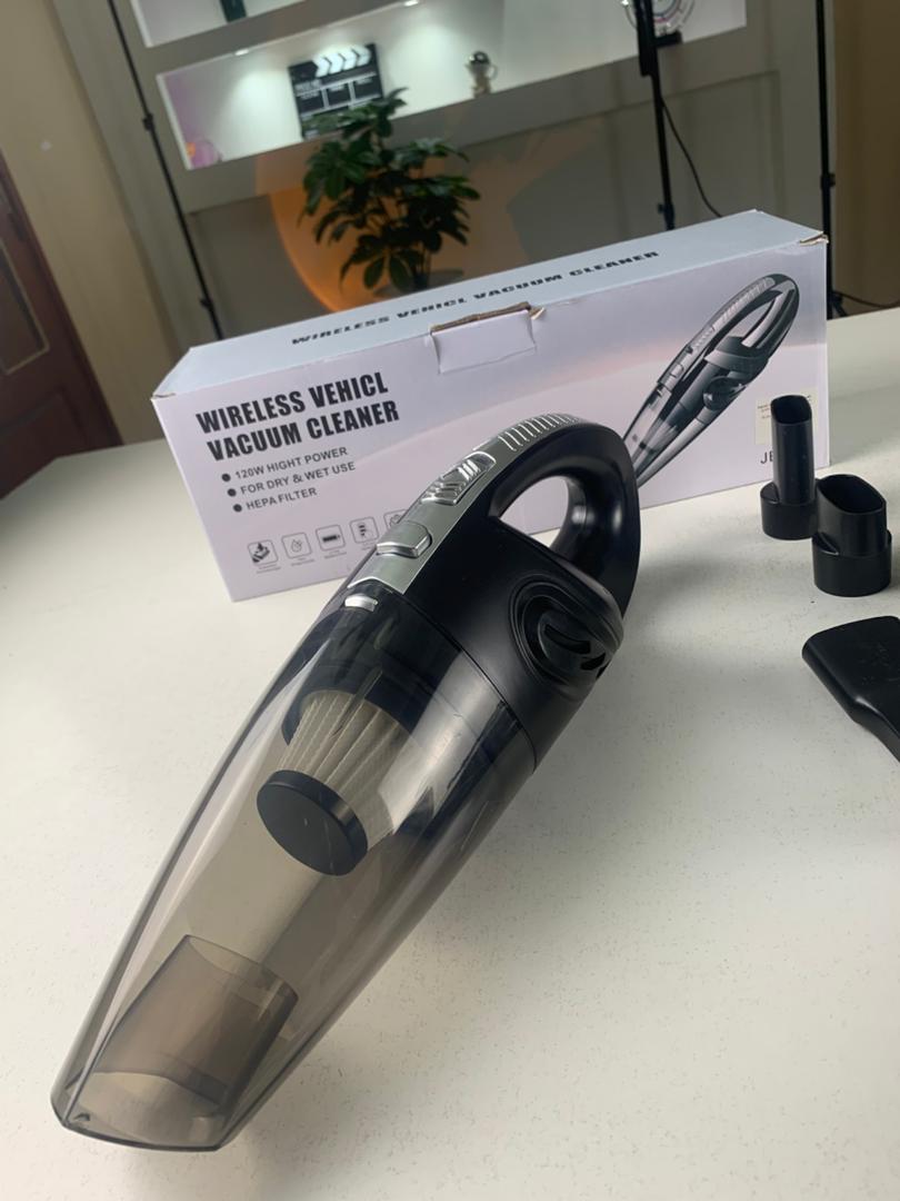 Aspirateur de voiture portable sans fil Puissance d’aspiration élevée 120W – مكنسة كهربائية لاسلكية - تنزوت
