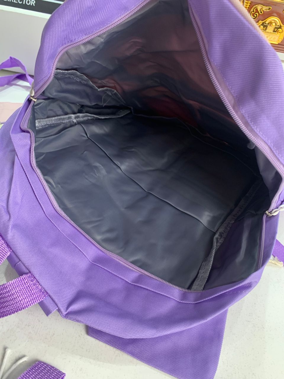 Ensemble de sacs d’école Kawai pour adolescents 5Pcs Guiyu V2 Mauve – محفظة 5 قطع كاواي بنفسجي تنزوت