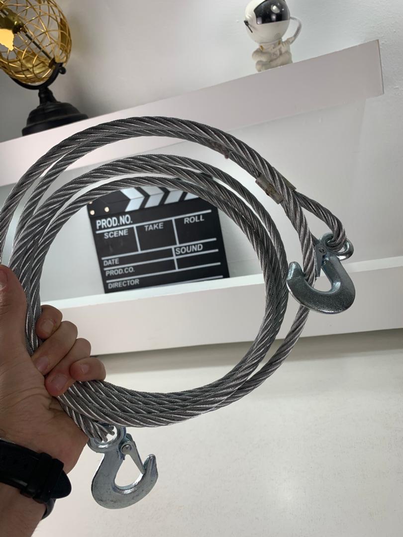 Cable de remorquage 5ton avec fil d’acier de qualité supérieure – كابل جر العربات تنزوت