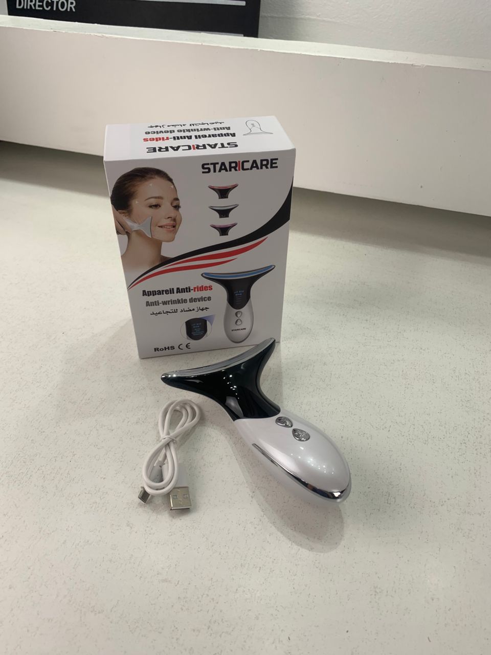STARICARE Appareil Anti Rides Ultrasonique pour Visage – جهاز مضاد للتجاعيد تنزوت