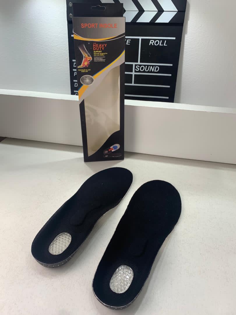 Semelles Gel Orthopédique pour amorti Les chocs et soulage Les épines calcanéennes تنزوت