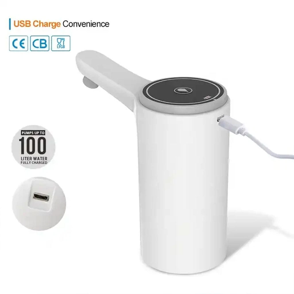 Distributeur de bouteilles d’eau Rechargeable USB Distributeur Automatique - تنزوت