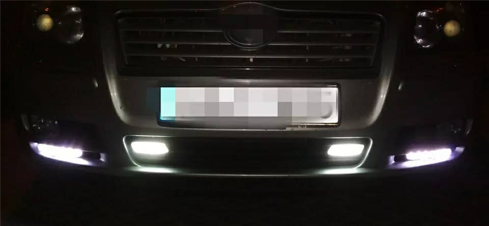 Feux de jour anti-brouillard Standard pour voiture 2 pcs ,10 led - تنزوت