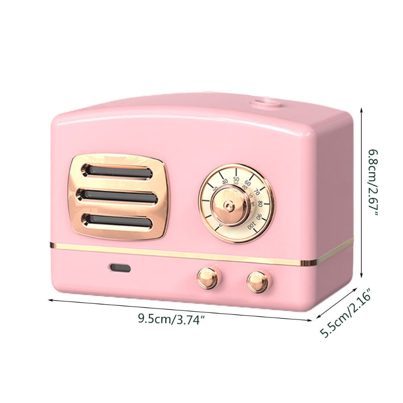 Humidificateur d'air Portable en forme Radio vintage تنزوت