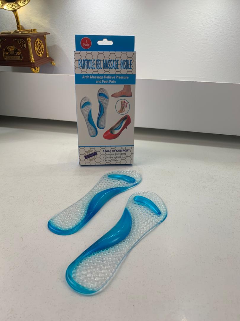 Semelle de massage en Gel pour correction des Pieds Plats – فرشة حذاء من السيليكون تنزوت