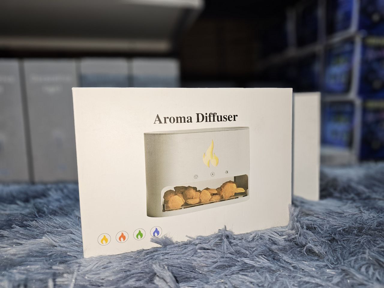 Diffuseur d'huiles essentielles flamme avec des roches de sel de cristal 250ML - موزع روائح الزيوت العطرية باللهب مع صخور الملح الكريستالي 250 مل تنزوت