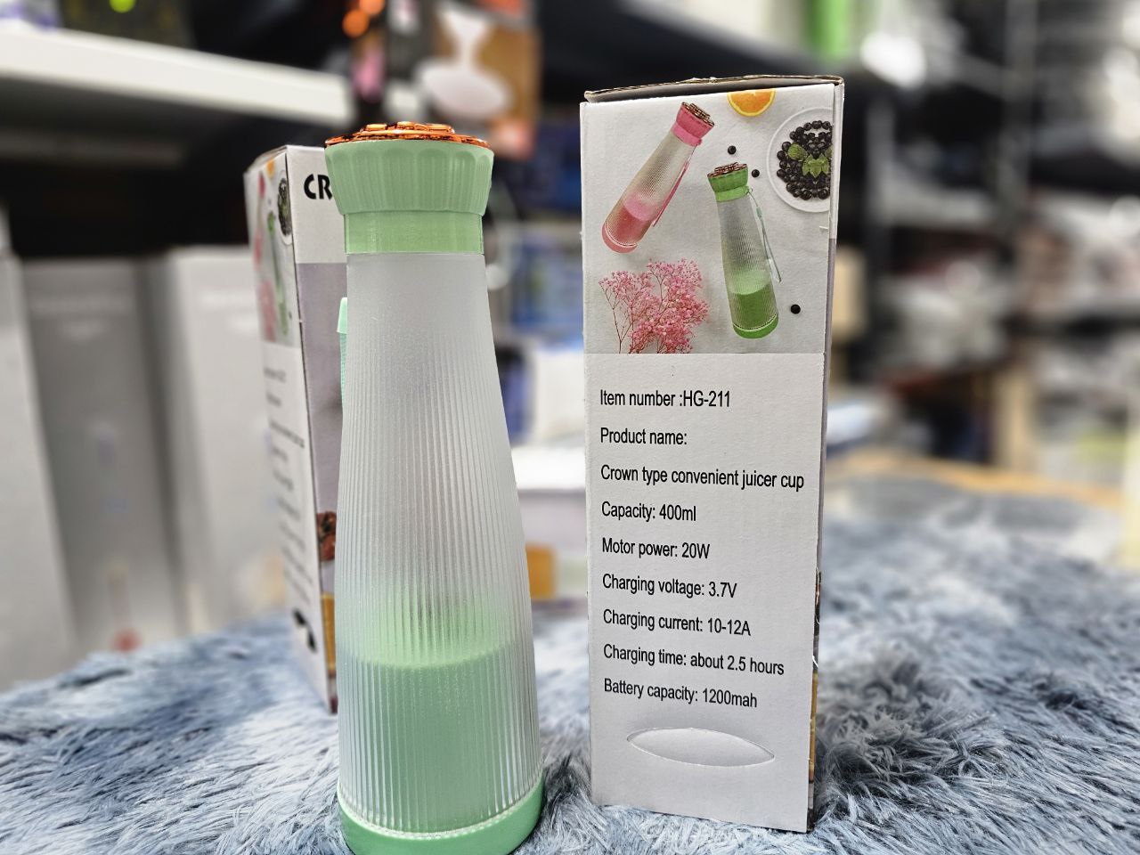 Blender Portable CROWN TYPE Juicer 400 ML تنزوت