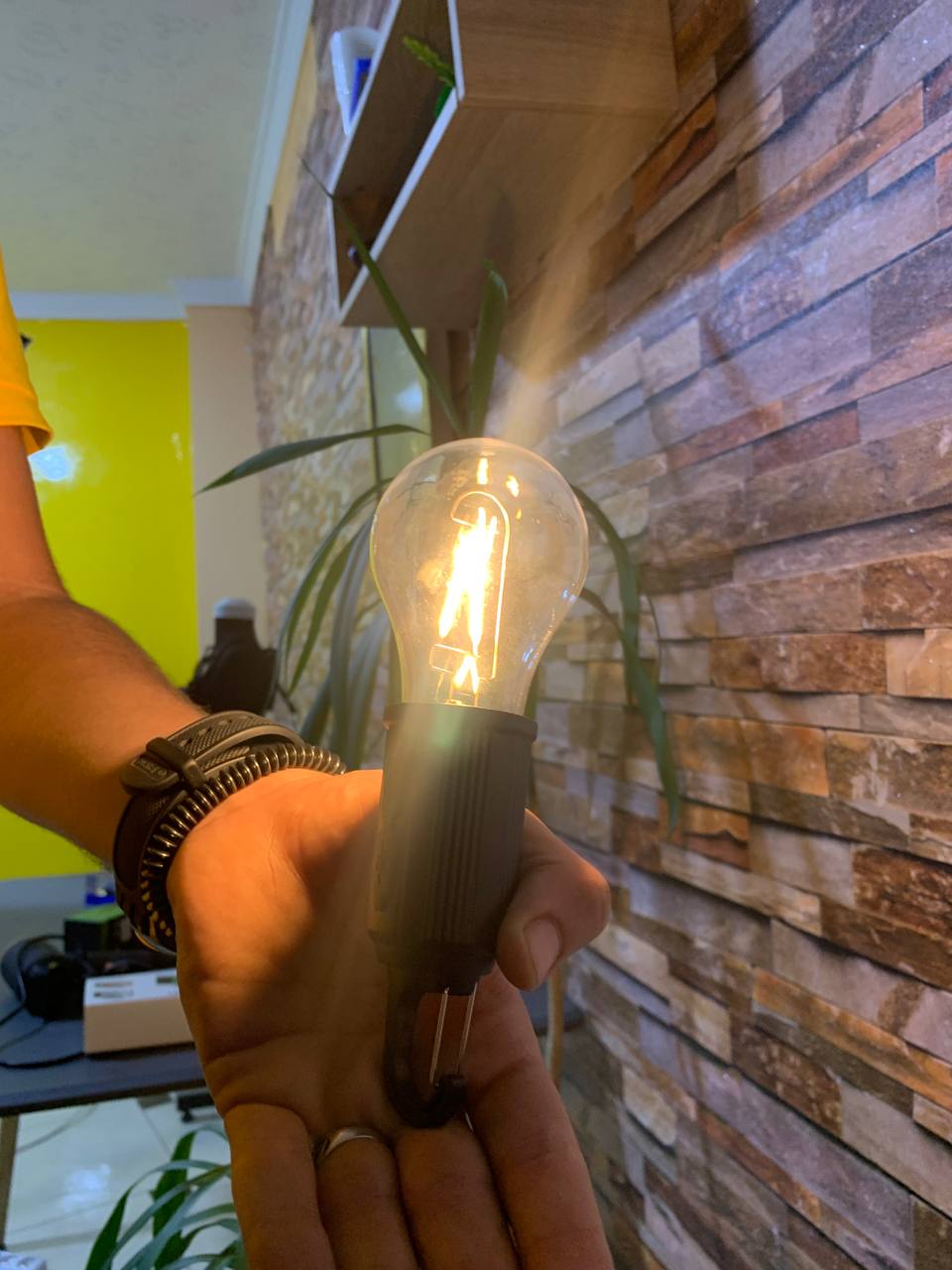 Lampe de Camping Portable étanche rechargeable 3 modes d'éclairage T01 تنزوت