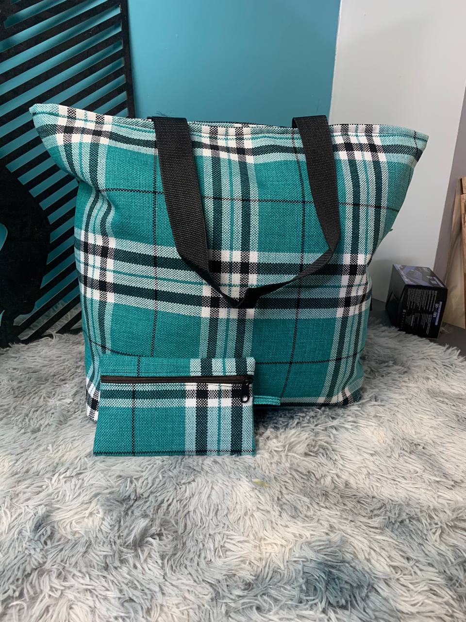 Sac à main burberry Grande capacité avec un portefeuille pour femme تنزوت