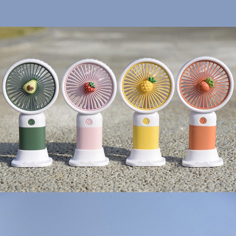 Ventilateur de bureau en forme de fruit de dessin animé, chargement USB - تنزوت