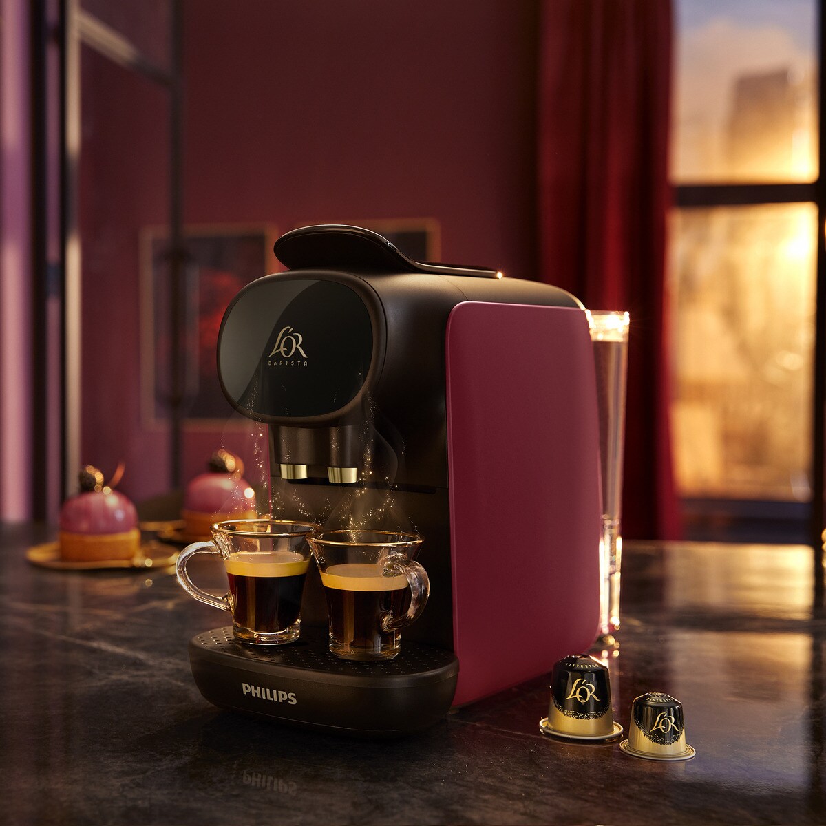 Philips Machine à café à capsules 19BAR L'OR BARISTA SUBLIME avec 20 capsule تنزوت