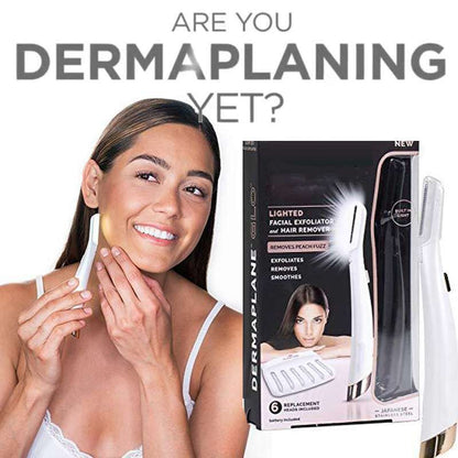 Rasoir visage corps femme Flawless Dermaplane Glo تنزوت