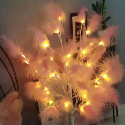 Lampe a chevet en forme D’Arbre Lumineux 45cm / 220V- Rose تنزوت