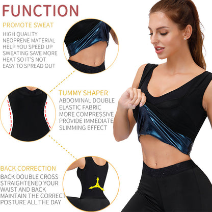 Débardeur de Sudation avec Effet Sauna pour Femme تنزوت
