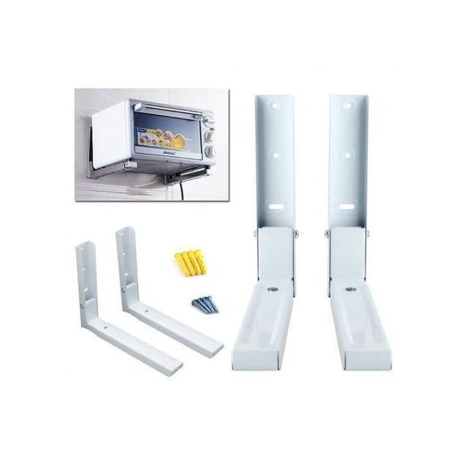 Support pour micro-ondes pliable avec bras extensibles Charge maximale 40 kg تنزوت