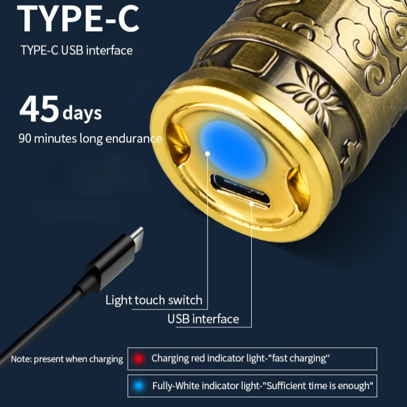 Mini rasoir professionnel étanche rechargeable HW-T8 en acier تنزوت