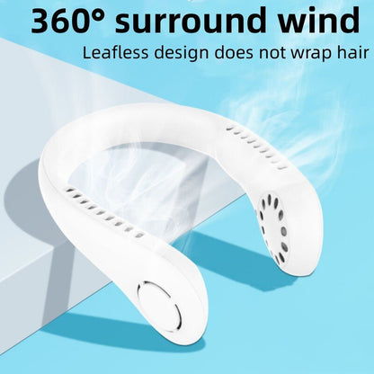Ventilateur de cou portable 3 vitesses rechargeable USB, تنزوت