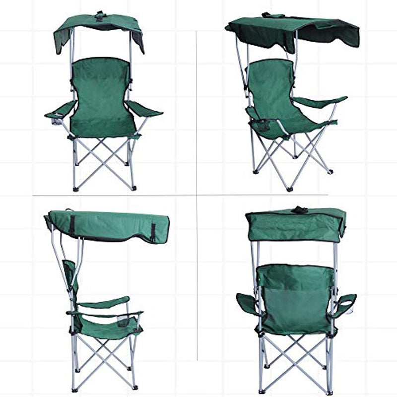 Chaise Longue Pliable Avec Porte Goblet Et Ombrelle تنزوت