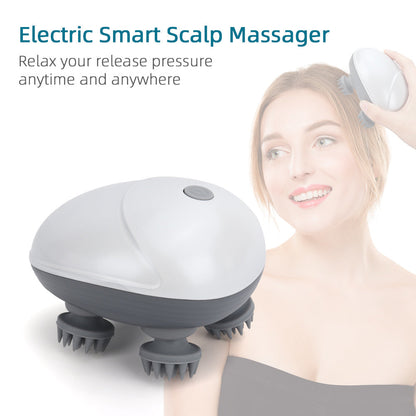 Masseur électrique sans fil en Silicone 4 nœuds de massage - تنزوت