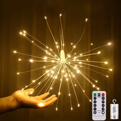 Lumière décorative de feux d'artifice en LED تنزوت