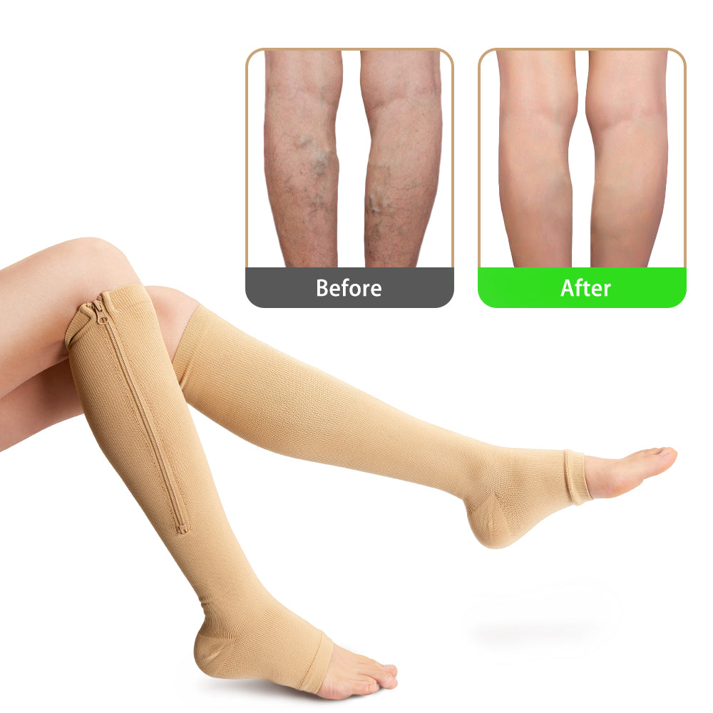 zip sox chaussettes de compression pour les varices تنزوت