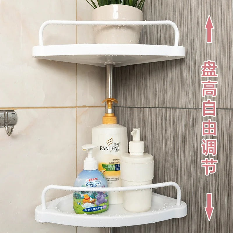 Étagère de rangement d'angle haut de gamme pour Sale de bain et toilettes 260Cm تنزوت