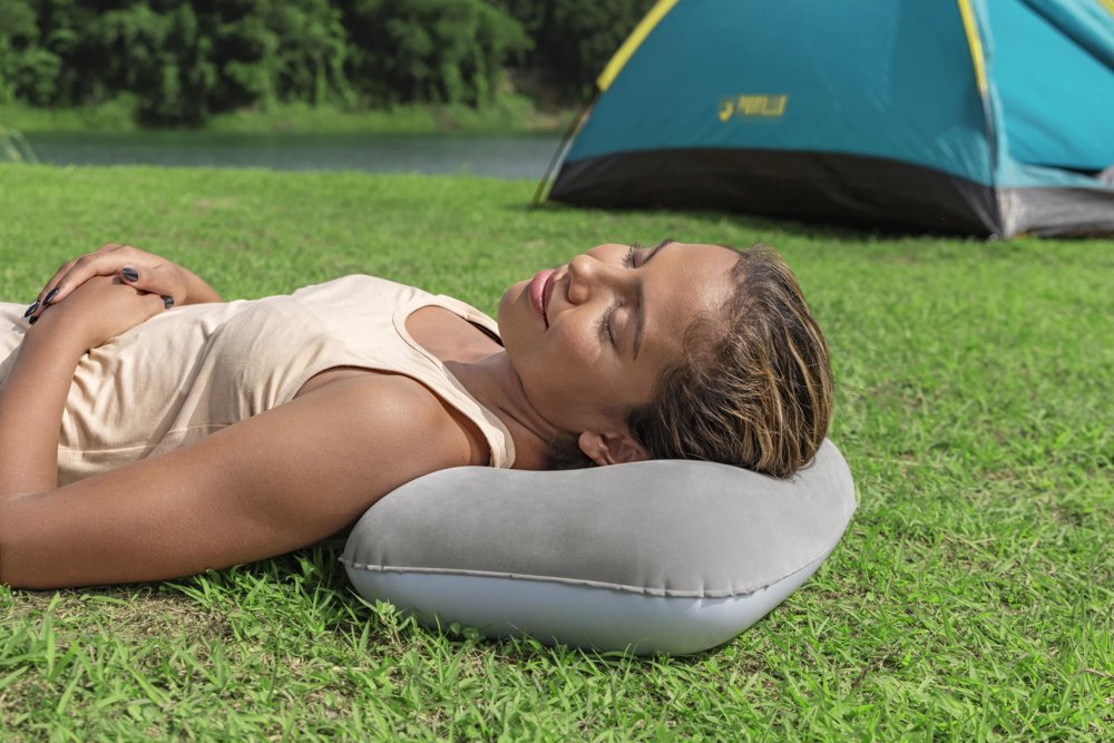 Oreiller Gonflable Confortable de Camping et Voyage Bestway 67121 تنزوت