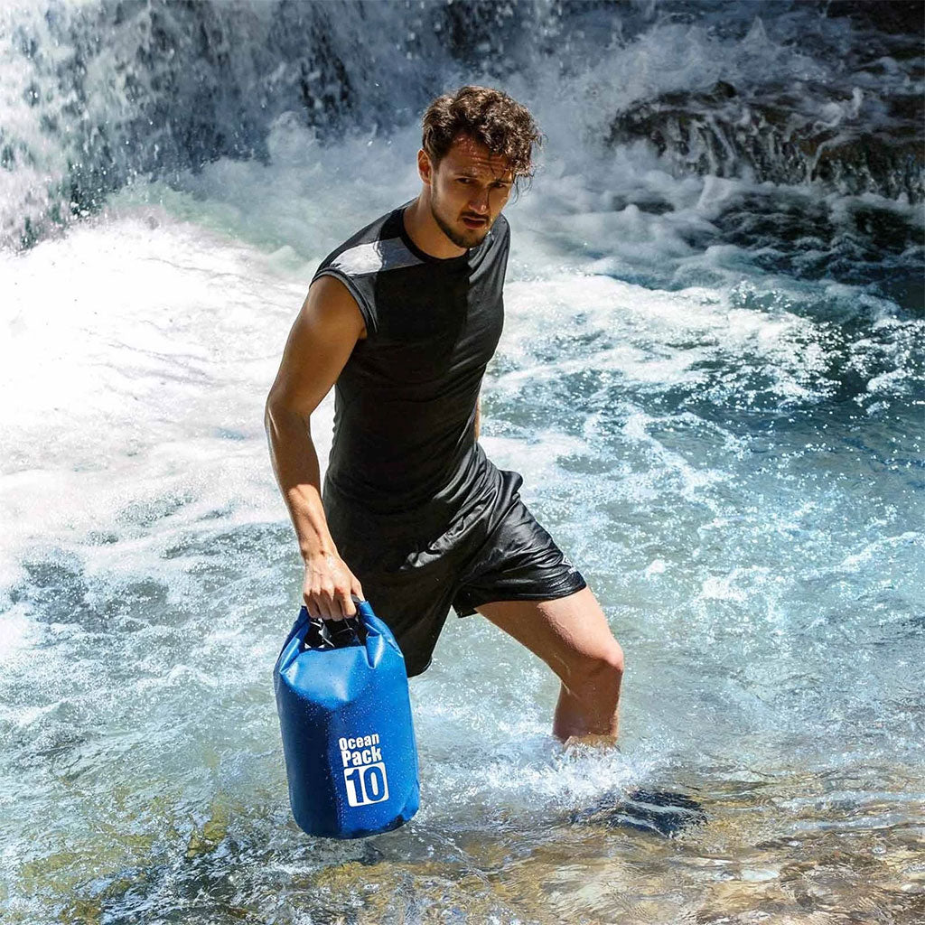 Sac Étanche Ocean Pack 10 litres en Tissue PVC 500D – حقيبة حفظ الأدوات من الماء تنزوت