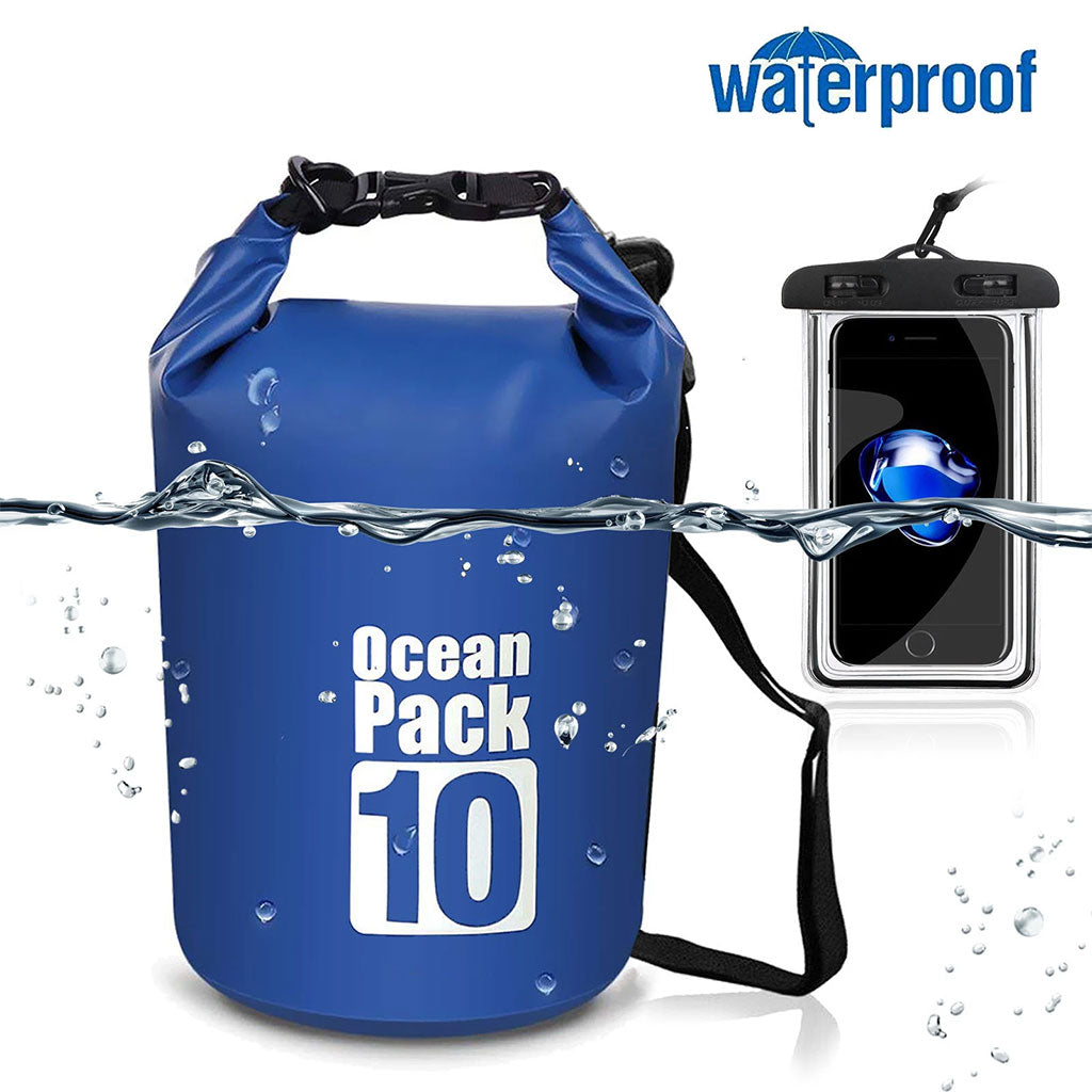 Sac Étanche Ocean Pack 10 litres en Tissue PVC 500D – حقيبة حفظ الأدوات من الماء تنزوت