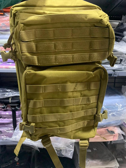 Sac à dos tactique 50L imperméable pour Randonnée , voyage, alpinisme, + Matelas pliable Cadeau تنزوت