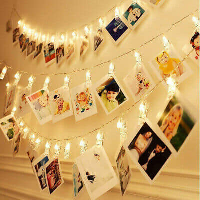 Clips lumineux pour accrocher des photos décoration intérieure تنزوت