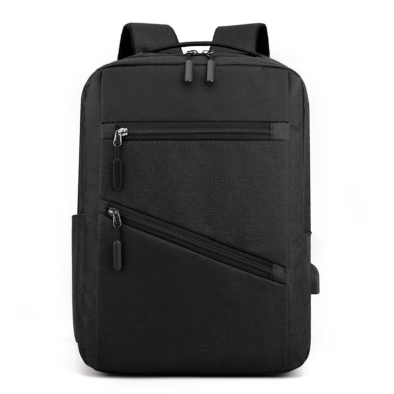 Sac à dos homme avec sac bandoulière et trousse 3en1 noir 127772-5 – محفظة ظهر رجالية 3 قطع أسود تنزوت